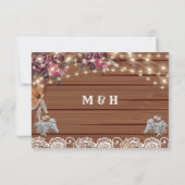 ウッド素朴赤ちゃんの息ひもライトレース 出欠カード (裏面)