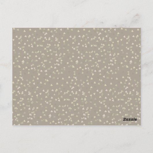 ウッド素朴30thパールの記念日を保存 ポストカード (裏面)