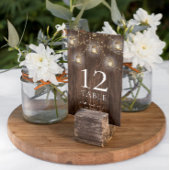 ウッド素朴50周年結婚記念 テーブルナンバー