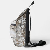 ウッド素朴&アンティークレース スリングバッグ (右)