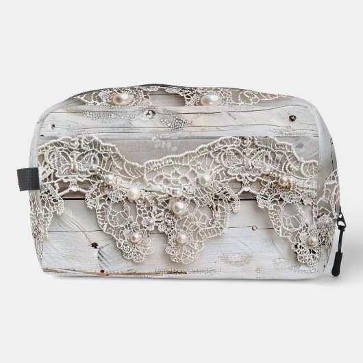 ウッド素朴&アンティークレース ドップキット (正面)