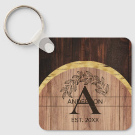 ウッド素朴 キーホルダー