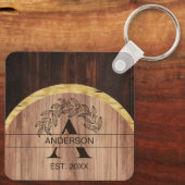 ウッド素朴 キーホルダー (裏面)