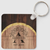 ウッド素朴 キーホルダー (裏面)