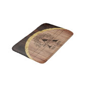 ウッド素朴 バスマット (アングル)