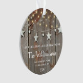 ウッド素朴・フェアライトTINガーランド引っ越し祝いパーティー オーナメント (正面)