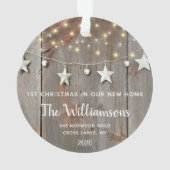 ウッド素朴・フェアライトTINガーランド引っ越し祝いパーティー オーナメント (裏面)