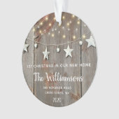 ウッド素朴・フェアライトTINガーランド引っ越し祝いパーティー オーナメント (正面)