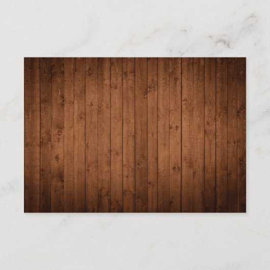 ウッド素朴&ホワイトレース結婚の詳細 エンクロージャーカード (裏面)