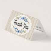 ウッド素朴&ボヘミアン水の色フローラありがとう (正面)