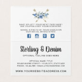 ウッド素朴&ボヘミアン水の色フローラありがとう (内部フラット)