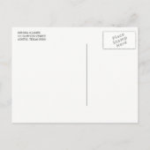 ウッド素朴・メイソンのジャー・ライトは日付を保存 案内ポストカード (裏面)