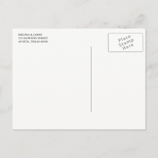 ウッド素朴・メイソンのジャー・ライトは日付を保存 案内ポストカード (裏面)