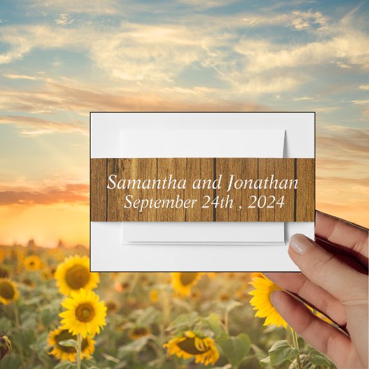 ウッド素朴・メイソンぶら下がった・ジャーの灯り 招待状ベリーバンド