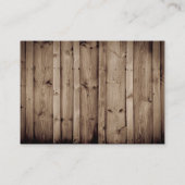 ウッド素朴&レースホテル宿泊施設 エンクロージャーカード (裏面)