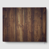 ウッド素朴&レース結婚ズゲストブック ゲストブック (裏面)