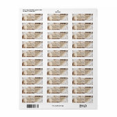 ウッド素朴・レース・カントリー・ウェスタン結婚ズ・ラベル ラベル (フルシート)