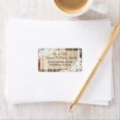 ウッド素朴・レース・カントリー・ウェスタン結婚ズ・ラベル ラベル (インサイチュ)