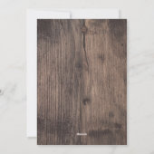 ウッド素朴 |自然 |フローラ写真クリスマス シーズンカード (裏面)