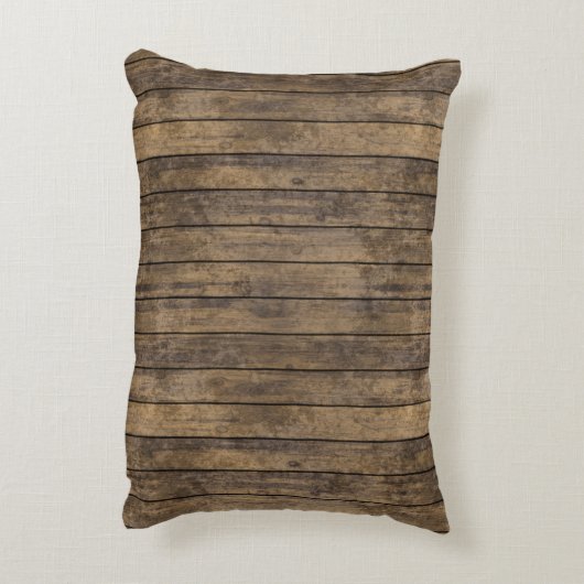 ウッド素朴Lプランクス#1ネイビークローバー3 M'gram アクセントクッション (裏面(縦))