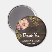 ウッド結婚ズ・サンキュー マグネット (正面/裏面)