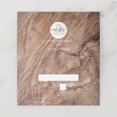 ウッド結婚素朴座席表 プレイスカード (外部開封)