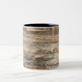 ウッド絵画の素朴スタイル ツートーンマグカップ (中央)
