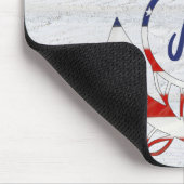 ウッド航海ののフラグいかり マウスパッド (コーナー)