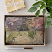 ウッド色彩の鮮やかの美素朴しい紫陽花 薄葉紙 (ギフト)