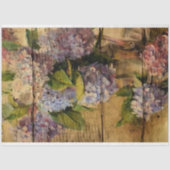 ウッド色彩の鮮やかの美素朴しい紫陽花 薄葉紙 (正面)