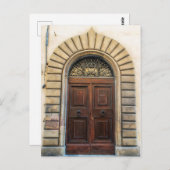 ウッド華美ドア |フィレンツェ・イタリア ポストカード (正面/裏面)