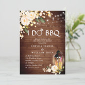 ウッド赤面バラ&ランタンリハーサルディナー 招待状 (スタンド正面)