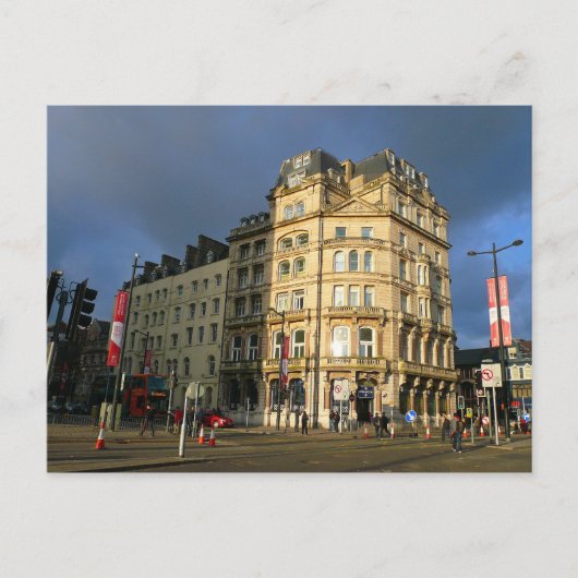 ウッド通り、カーディフ ポストカード (正面)