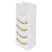 ウッド5周年結婚抱き枕 ワインギフトバッグ (正面アングル)