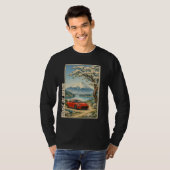 ウッド86 ロングスリーブ – ハチの館 Tシャツ (正面フル)