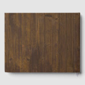 ウッド&ひまわり結婚のゲストブック ゲストブック (裏面)