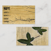 ウッド&アイビーの名刺 名刺 (正面/裏面)