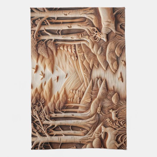 ウッド キッチンタオル (縦)