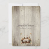 ウッド・キリストン・トゥー・ビカム・ワン 招待状 (裏面)