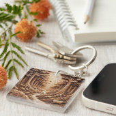 ウッド キーホルダー (正面右)