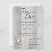 ウッド クリスチャン ダブ ツー ビカム ワン 招待状 (正面)