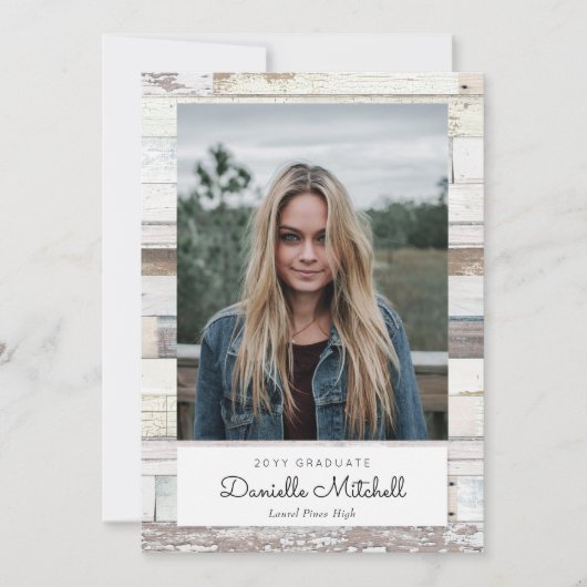 ウッド・グ動揺してラッドの写真アナウンス 案内状 (正面)