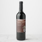 ウッド ジプソフィラ ベイビーズ ブレス メイソンジャー ワイン ワインラベル (正面)