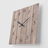 ウッド スクエア壁時計 (傾斜)