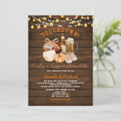 ウッド タッチダウン ディーパーズ シャワー パンプキン ビール 招待状 (スタンド正面)