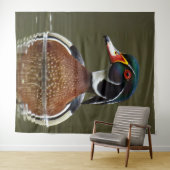 ウッド·ダック·オン·ウォーター タペストリー (インサイチュ(横))