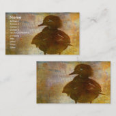 ウッド·ダック·ヘン 名刺 (正面/裏面)