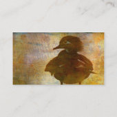 ウッド·ダック·ヘン 名刺 (裏面)