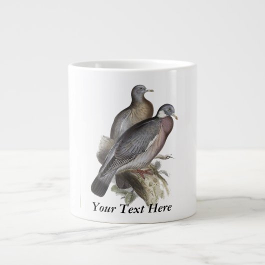 ウッド·ハト ジャンボコーヒーマグカップ (正面)