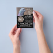 ウッド·ハト、ペスト·コント広告ロールズ チラシ (手)